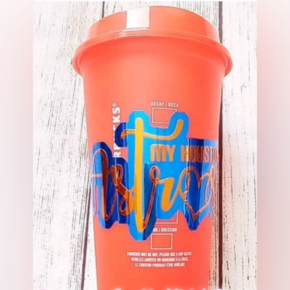 Houston Astros Orange Tumbler | Astros Starbucks Grande Cup | Gift for Her